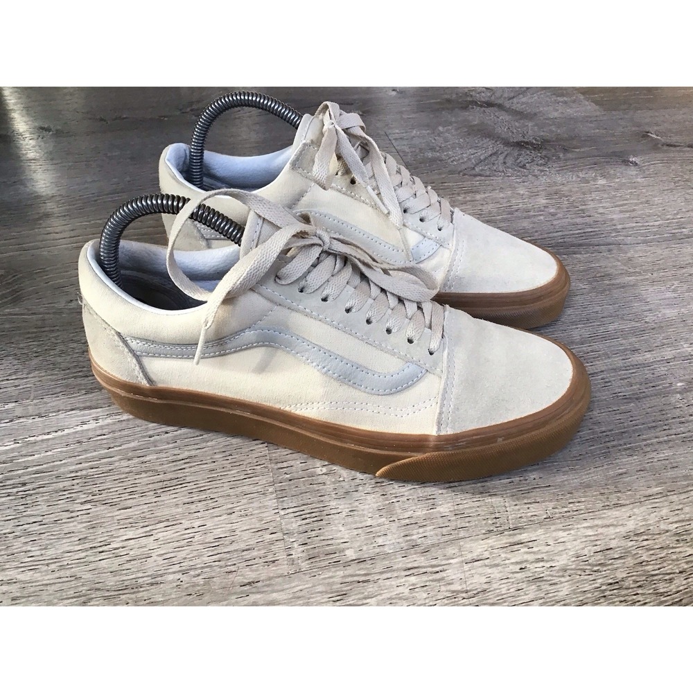 Vans Old Skool Oatmeal Gum Size Men's 7 / Women's 8.5 - Preowned Sneakers